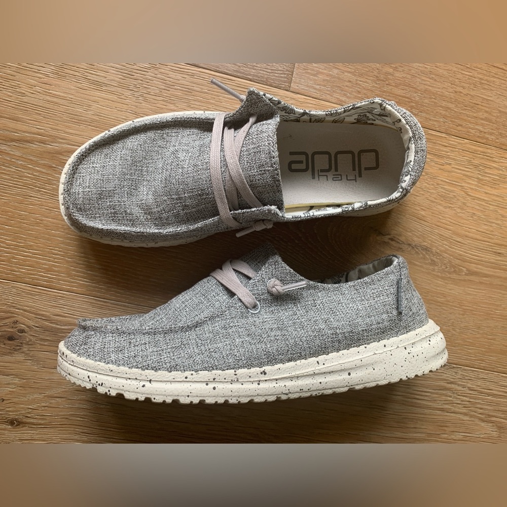 Hey Dude Wendy Linen Loafer Slip On Shoes